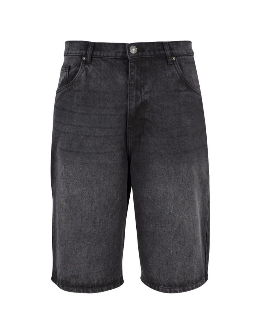 Denim jeans shorts dark grey