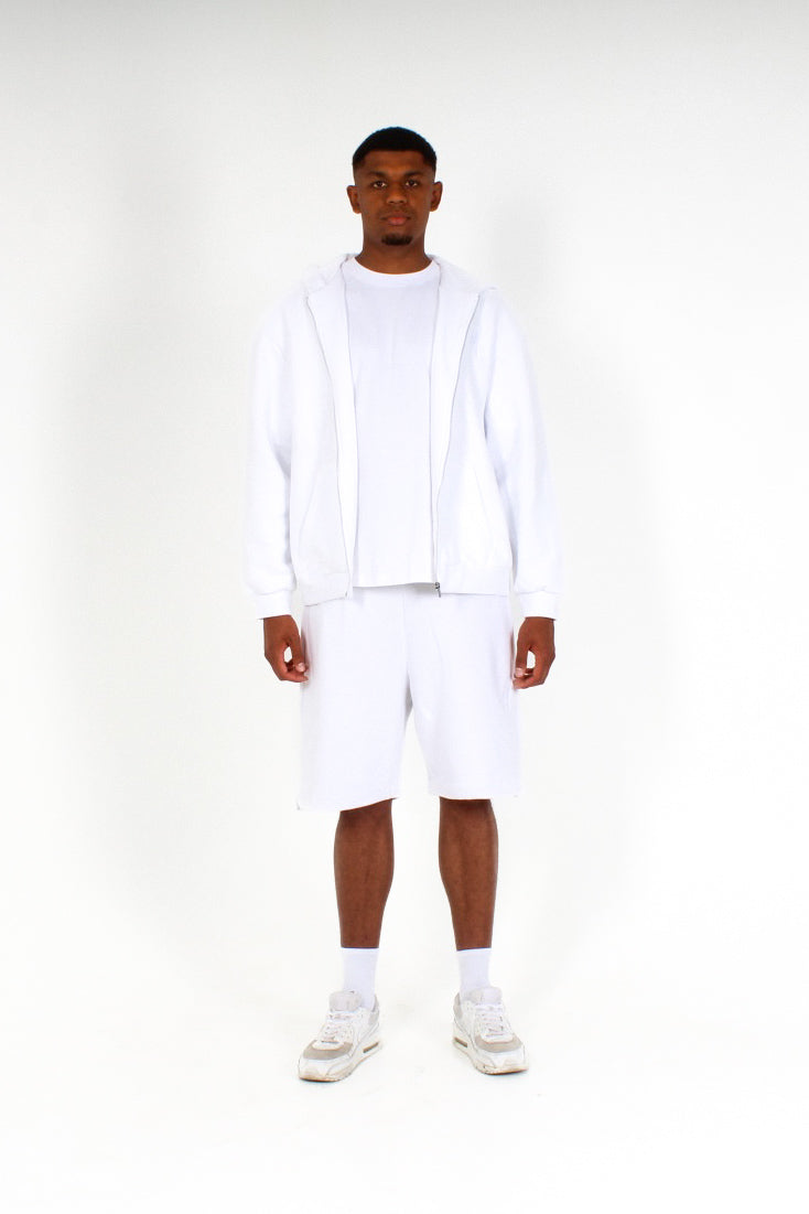 ZIP Hoodie White