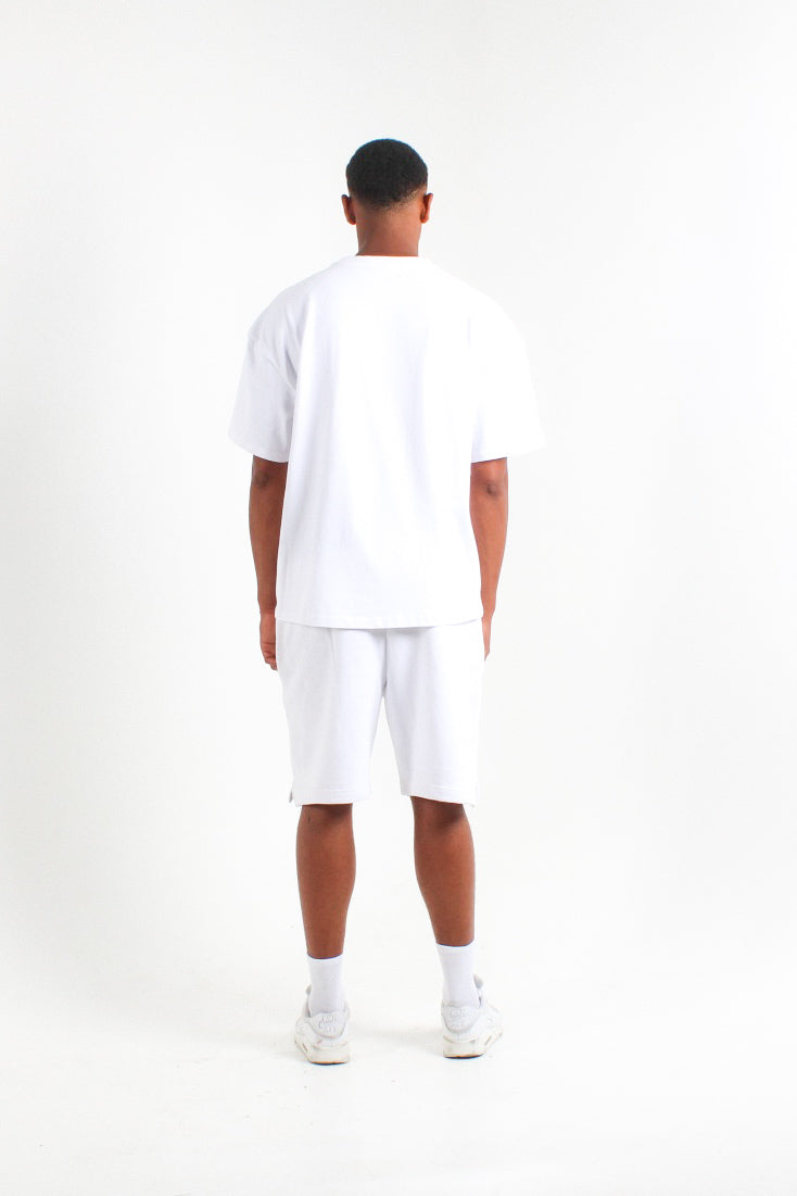 atelier blue tee white