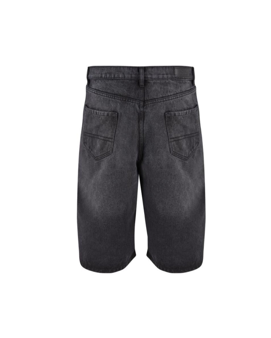 ADM denim shorts dark grey