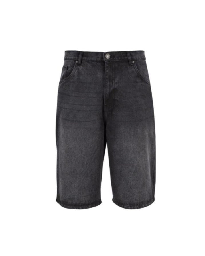 ADM denim shorts dark grey
