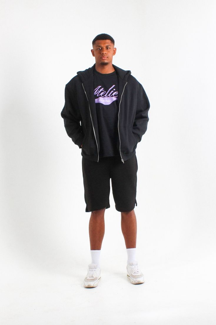 ZIP Hoodie black